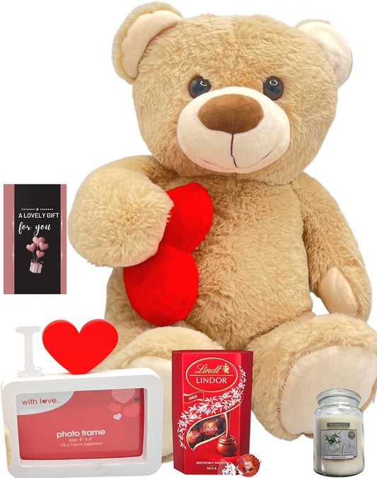 Lindt Chocolates Sweets Gift Box BUNDLE Large Teddy Bear