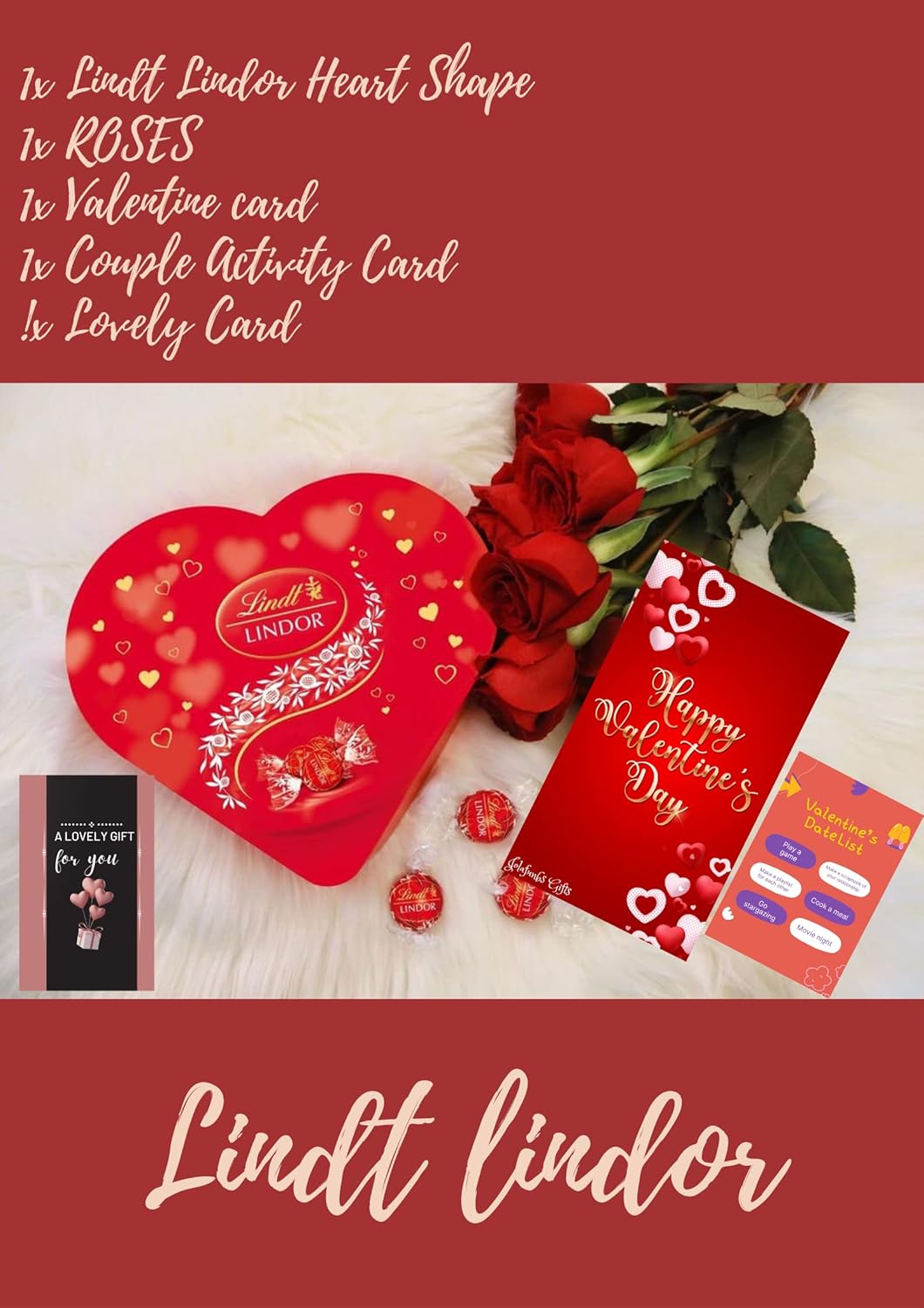 Lindt Lindor Chocolate Heart Shaped Gift Box 1