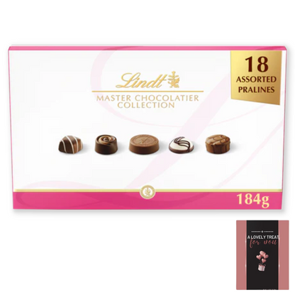 Lindt Master Chocolatier Collection Chocolate Box, 184g