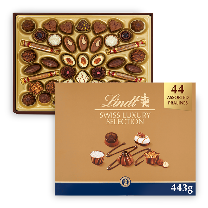 Lindt SWISS LUXURY SELECTION Chocolate Box 443g