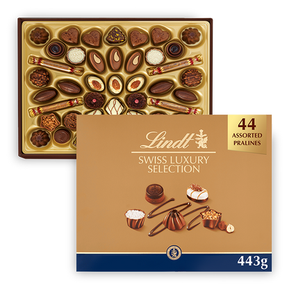 Lindt SWISS LUXURY SELECTION Chocolate Box 443g