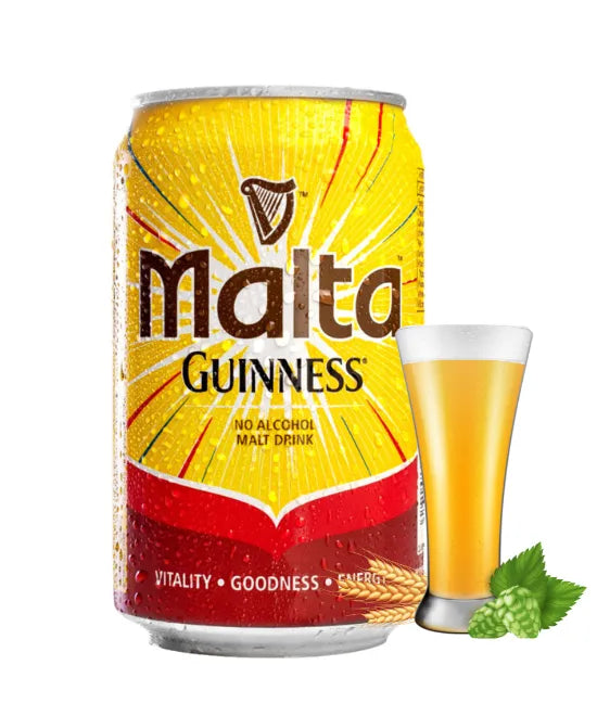 Malta Guinness CAN 33cl Refreshing Malt Beverage