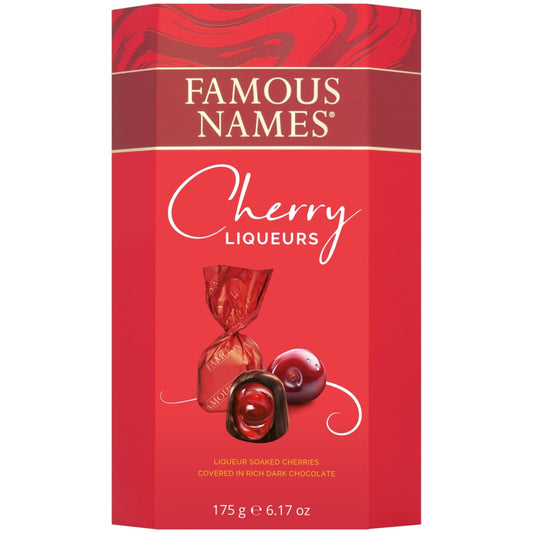 Famous Names Cherry Liqueurs 175g box
