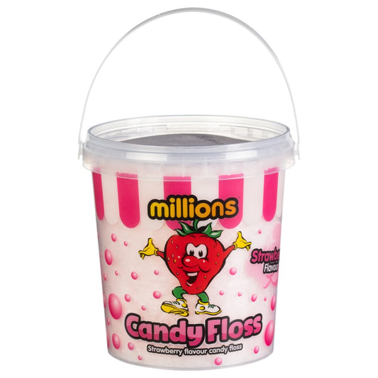 Millions Candy Floss 120g – Choose Strawberry or Bubblegum
