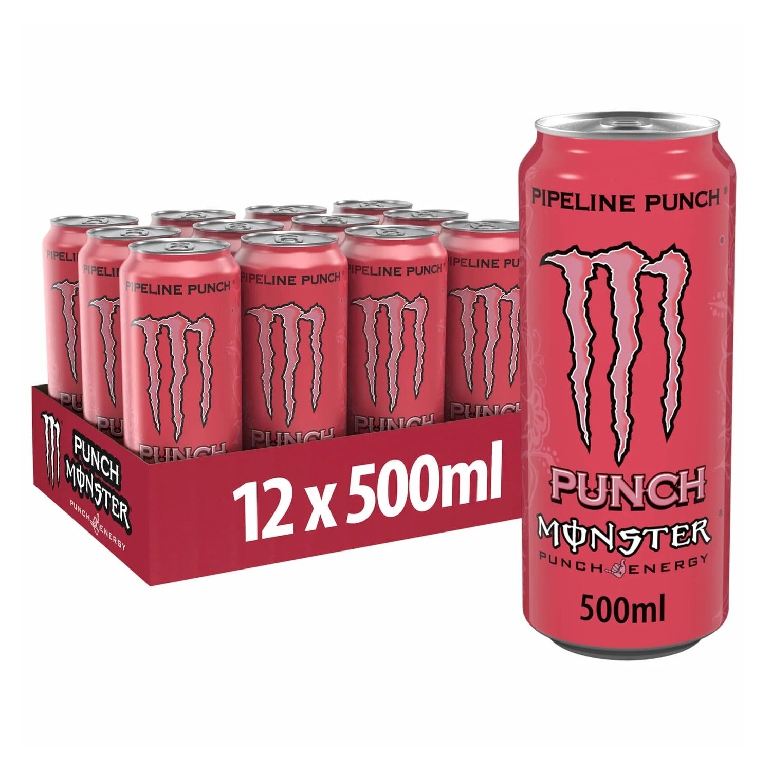 Monster Energy Drink Pipeline Punch 500ml × 12 