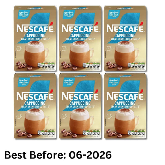 NESCAFÉ Decaf Unsweetened Cappuccino Sachets – 42 Pack