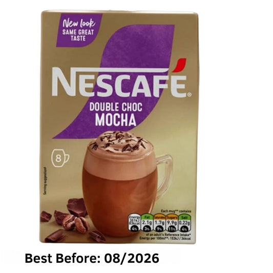 Nescafe Double Choc Mocha Coffee Sachets 8 Cups