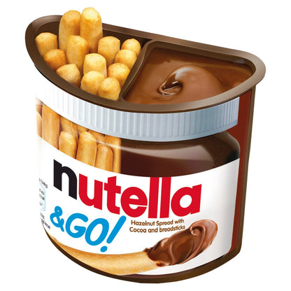 Nutella & Go breadstick perfect for lunchboxes, office breaks, travel, or parties