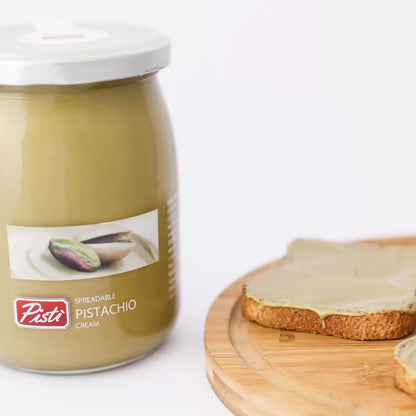 Pisti Sicilian Pistachio Cream Spread left