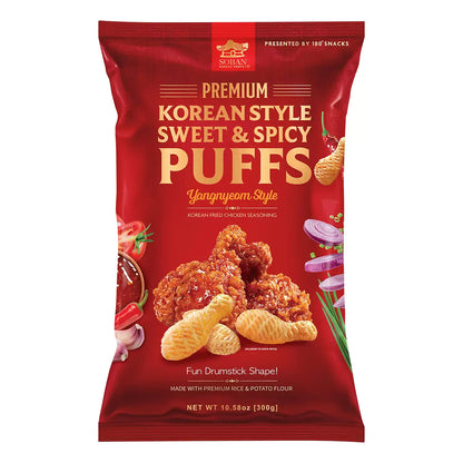 Soban Premium Korean Style Sweet & Spicy Puffs 300g