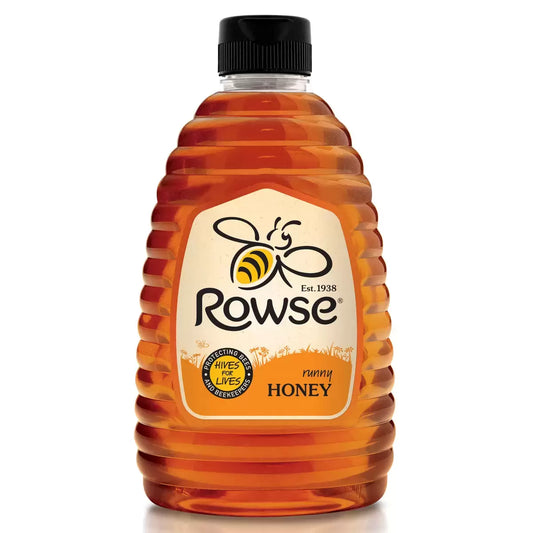 Rowse Clear Squeezy Honey, 1.36kg front