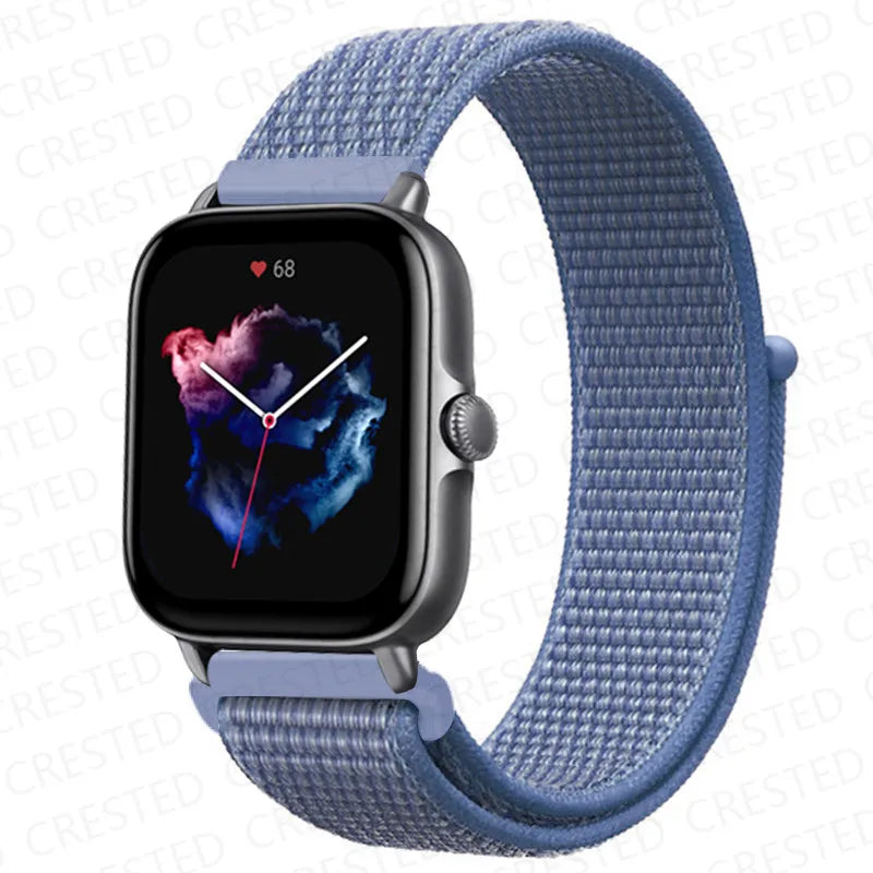Nylon Sport Watch Band for Amazfit 20mm 22mm Strap