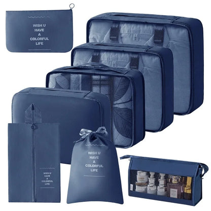 Travel packing cubes set for clothes, shoes and toiletries – clothes organiser 33
