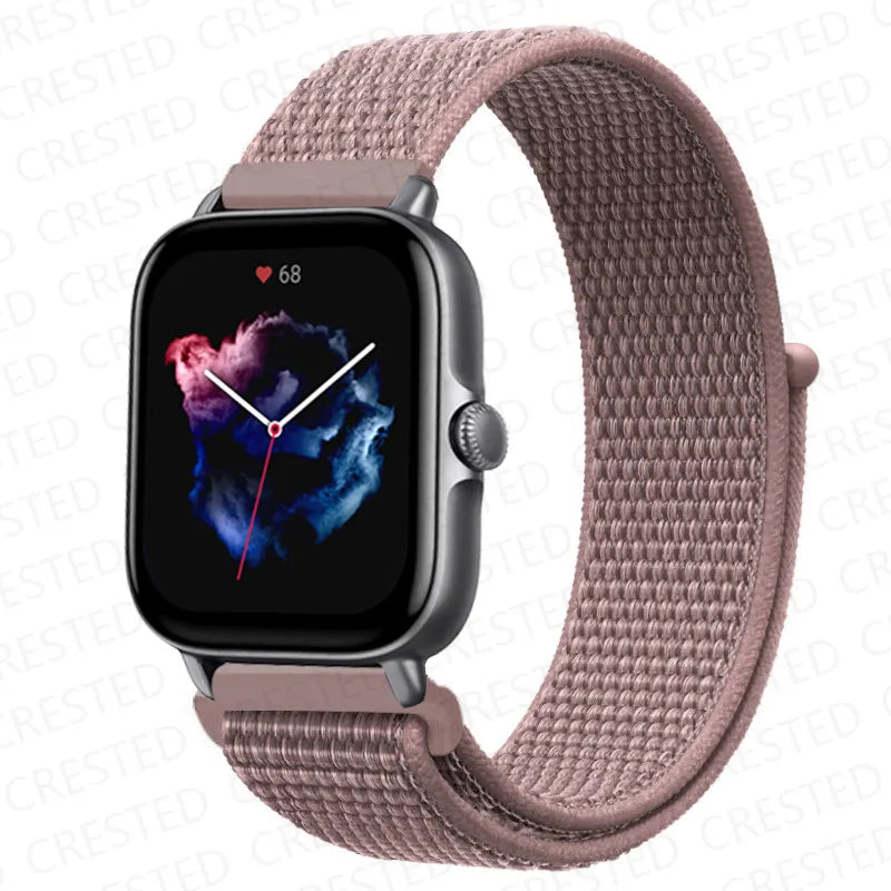 Nylon Sport Watch Band for Amazfit 20mm 22mm Strap