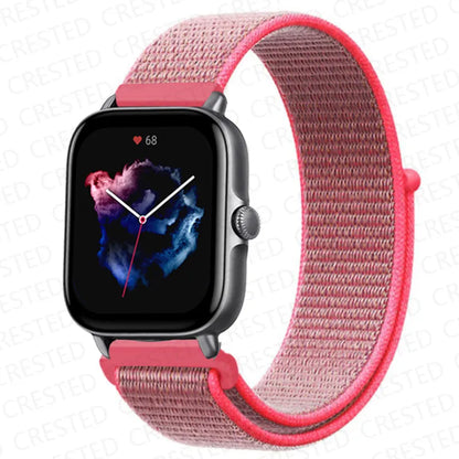 Nylon Sport Watch Band for Amazfit 20mm 22mm Strap