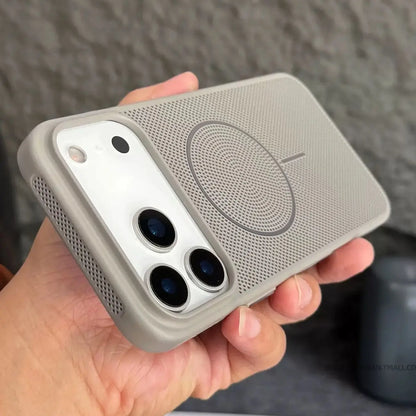 Luxury Cooling Magnetic Case for iPhone 17–11 Series