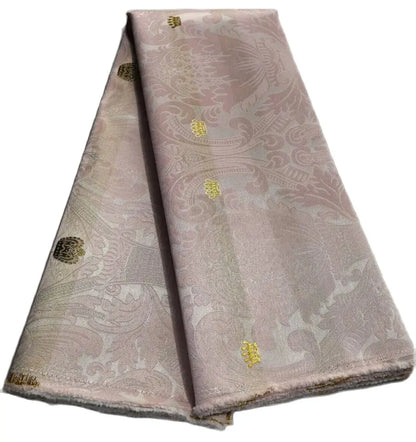 African damask fabric royal blue 5 yards ceremony headtie