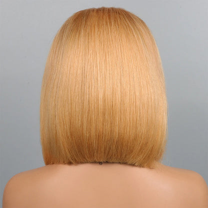 Bob Wig Human Hair 13x4 Lace Front Straight Wig