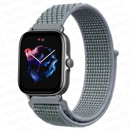Nylon Sport Watch Band for Amazfit 20mm 22mm Strap