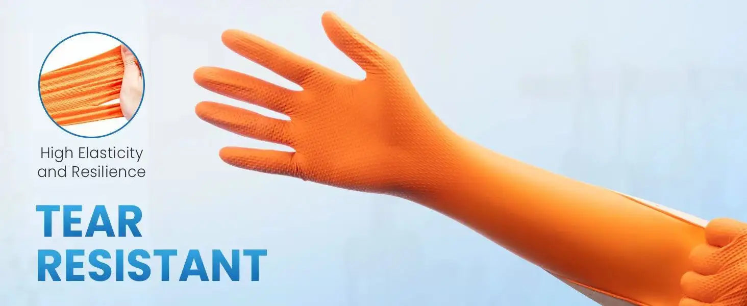 Heavy duty gloves ambidextrous design fits either hand