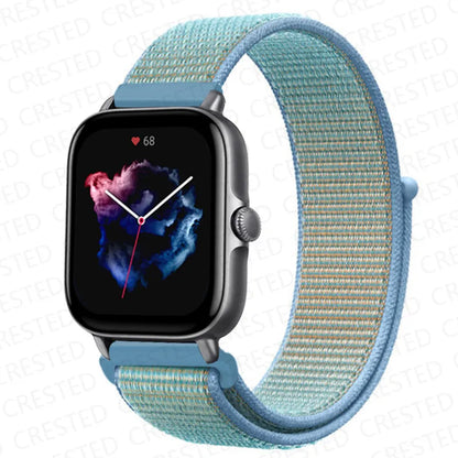 Nylon Sport Watch Band for Amazfit 20mm 22mm Strap