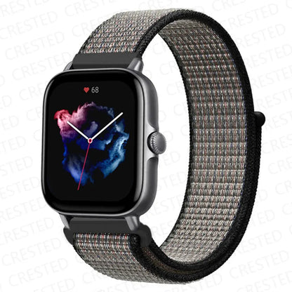 Nylon Sport Watch Band for Amazfit 20mm 22mm Strap
