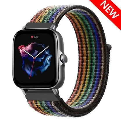 Nylon Sport Watch Band for Amazfit 20mm 22mm Strap