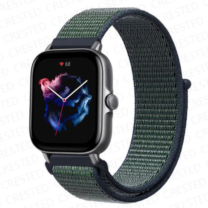Nylon Sport Watch Band for Amazfit 20mm 22mm Strap