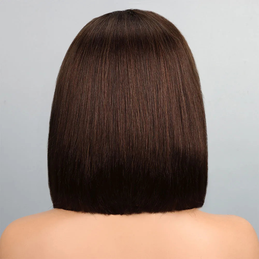 Bob Wig Human Hair 13x4 Lace Front Straight Wig