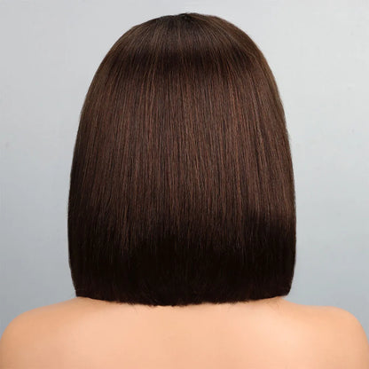 Bob Wig Human Hair 13x4 Lace Front Straight Wig
