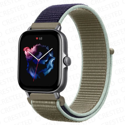 Nylon Sport Watch Band for Amazfit 20mm 22mm Strap