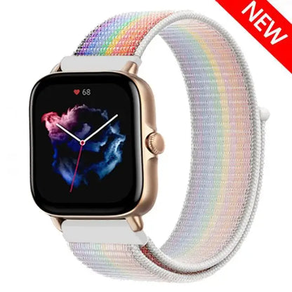 Nylon Sport Watch Band for Amazfit 20mm 22mm Strap