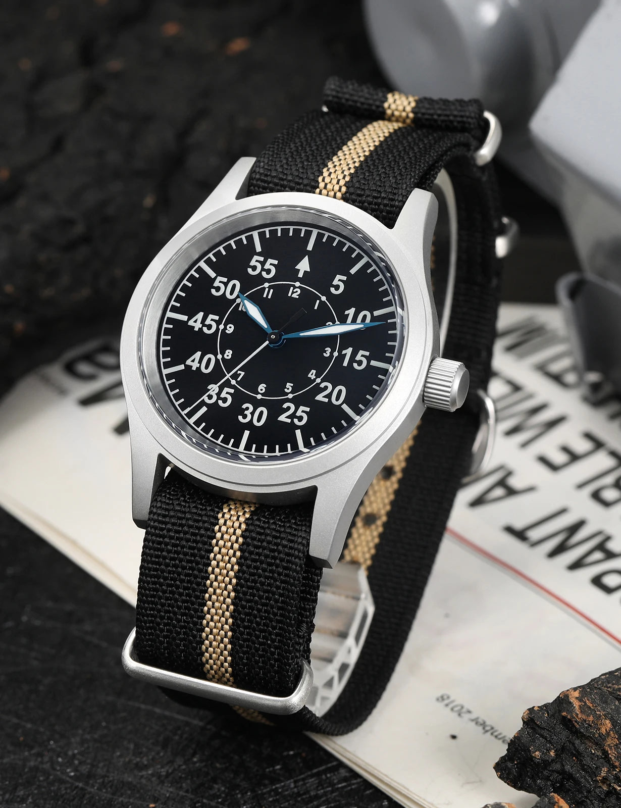 Militado ML05 Military Watch 38mm Sapphire Quartz