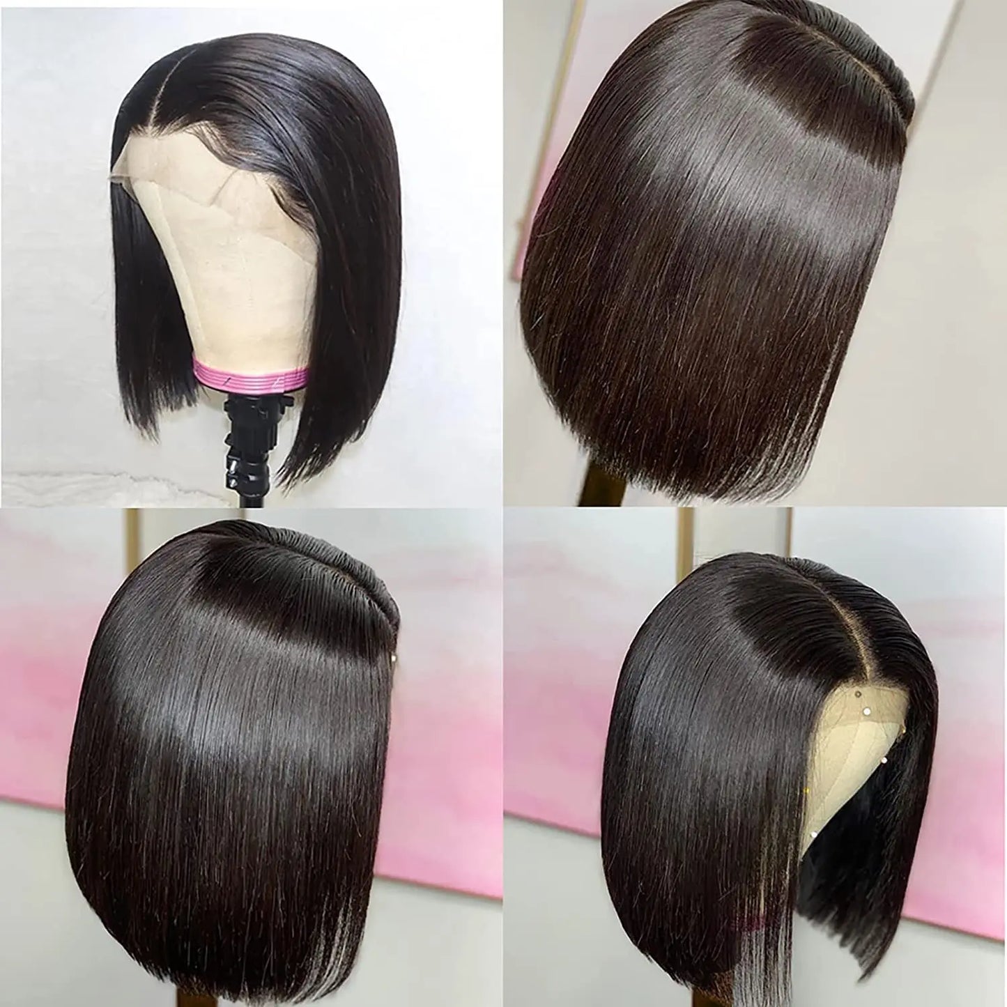 Bob Wig Human Hair 13x4 Lace Front Straight Wig