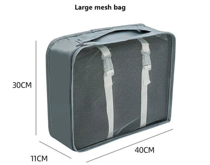 Travel packing cubes set for clothes, shoes and toiletries – clothes organiser 13