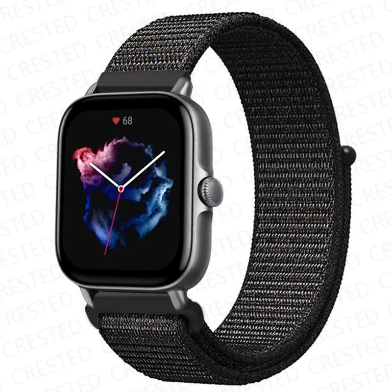 Nylon Sport Watch Band for Amazfit 20mm 22mm Strap