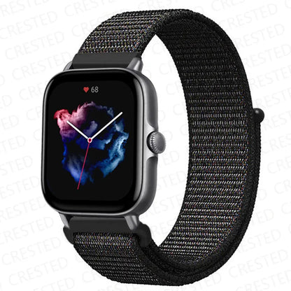 Nylon Sport Watch Band for Amazfit 20mm 22mm Strap