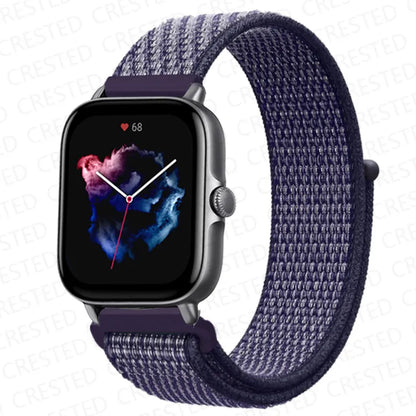 Nylon Sport Watch Band for Amazfit 20mm 22mm Strap