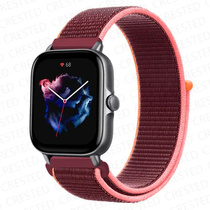 Nylon Sport Watch Band for Amazfit 20mm 22mm Strap