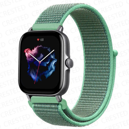 Nylon Sport Watch Band for Amazfit 20mm 22mm Strap