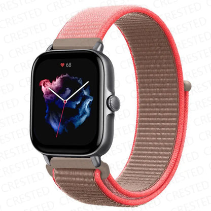 Nylon Sport Watch Band for Amazfit 20mm 22mm Strap