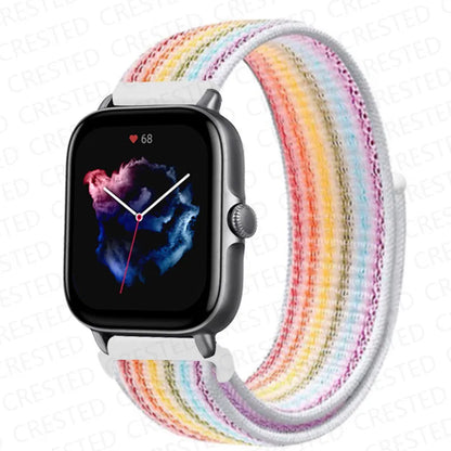Nylon Sport Watch Band for Amazfit 20mm 22mm Strap