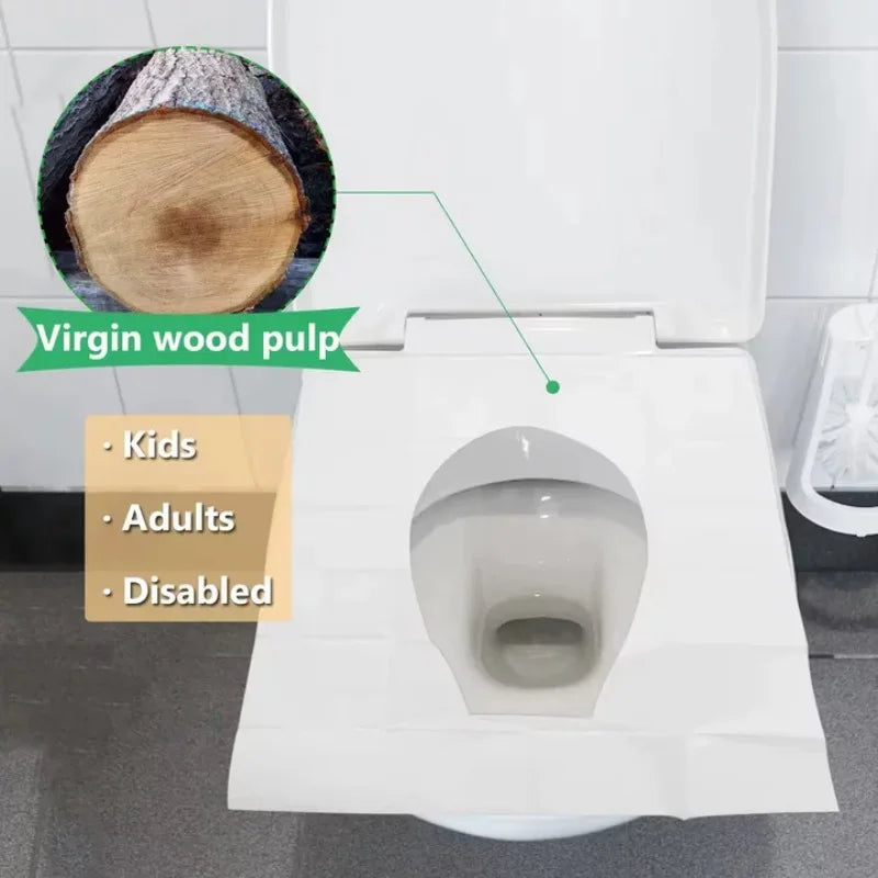 Disposable Toilet Seat Covers 10–200PCS Waterproof Travel