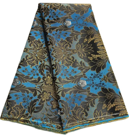 African brocade multi colour 2 2.5 yards DIY sewing dress