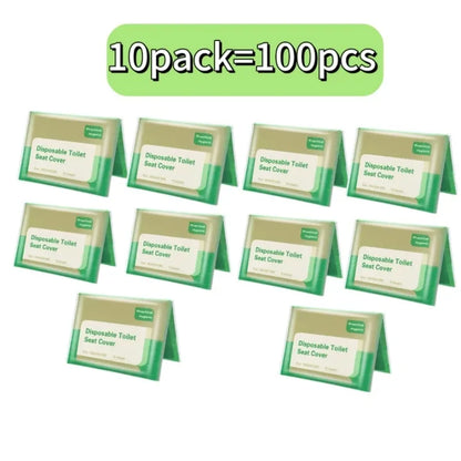 Disposable Toilet Seat Covers 10–200PCS Waterproof Travel