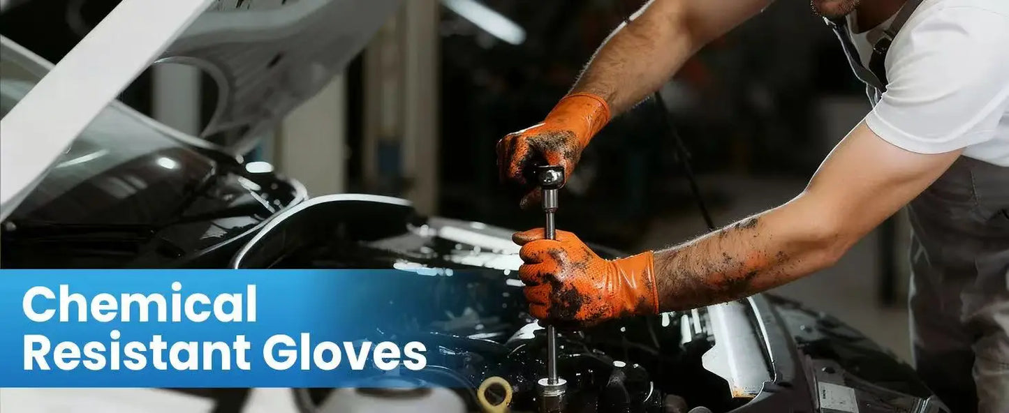 Nitrile gloves 8mil food safe waterproof kitchen cleaning