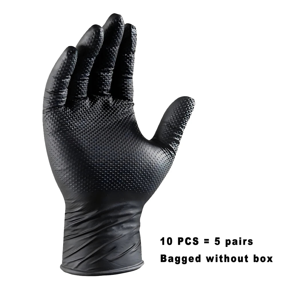 Nitrile gloves latex allergy safe no natural rubber powder