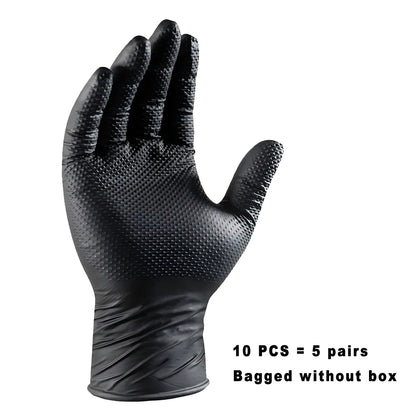 Nitrile gloves latex allergy safe no natural rubber powder