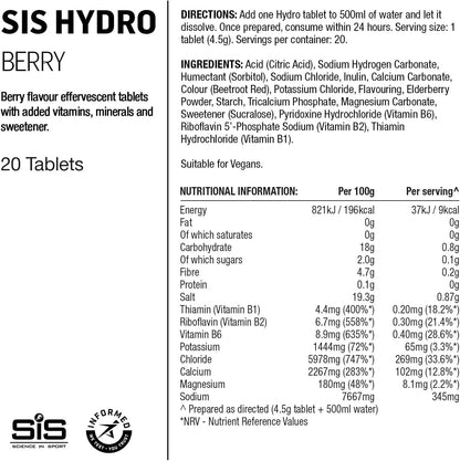 Tube of 20 Hydro electrolyte tablets