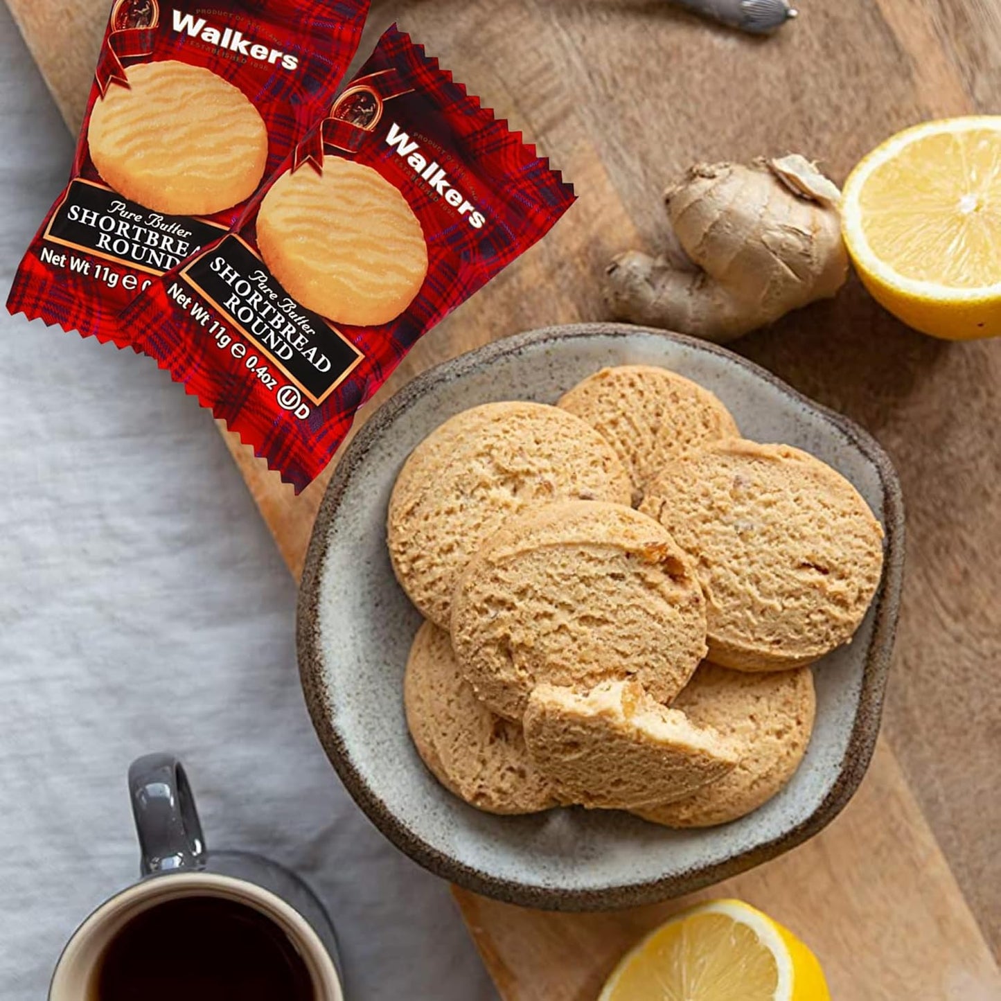 Scottish Shortbread Walkers Gifts & English Tea Gift Set with Cards 4
